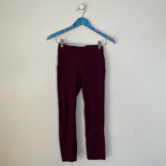 LULULEMON Pace Rival Crop 22 in Dark Adobe Size 2 - Picture 9 of 9